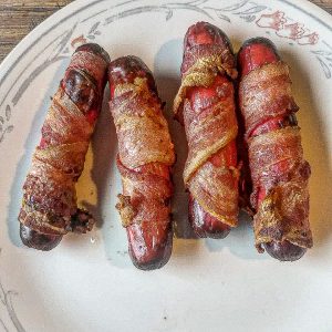 Bacon Wrapped Hot Dogs