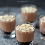 Chocolate and Cashew No Bake Cheesecakes