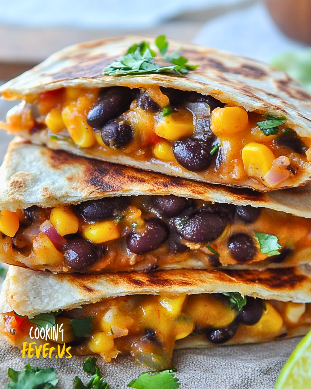 Black Bean and Corn Quesadilla