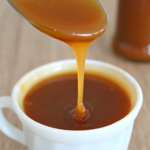 Salted caramel sauce
