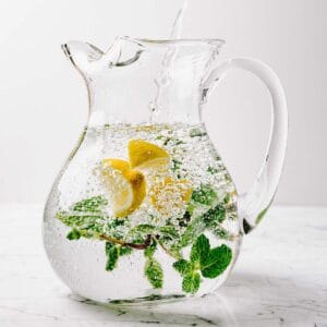 Lemon Mint Flavored Water Recipe