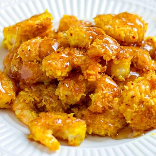 Gluten-Free Coconut Shrimp With Lemon Glaze