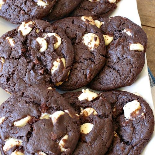Triple Fudge White Chocolate Cookies