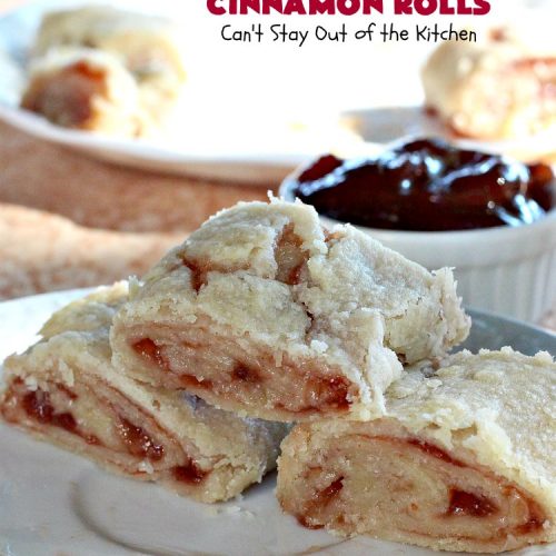 Strawberry Pie Crust Cinnamon Rolls