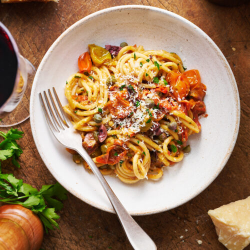 Fresh Tomato Pasta Puttanesca