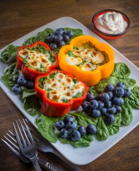 Red Pepper Ring Pizzas