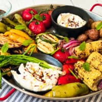 Easy Grilled Vegetables with Burrata