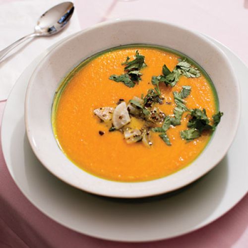 Dee Kelleher’s “Again with the Martine Story” Spiced Carrot Soup with Lime
