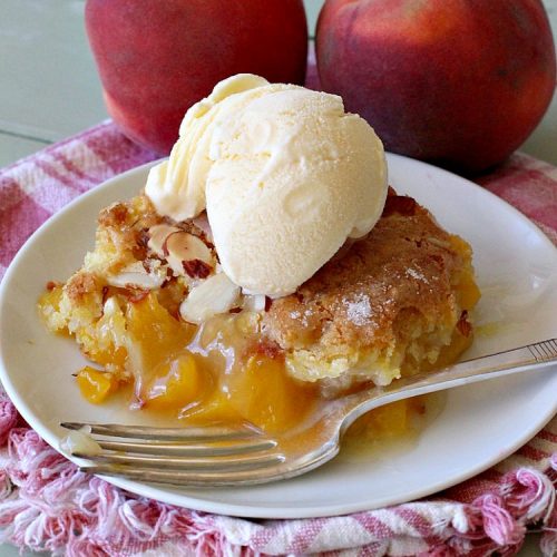 Peach Cobbler Amandine