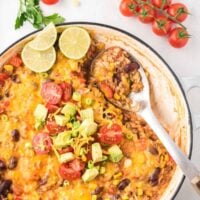 Mexican Ground Beef Taco Skillet