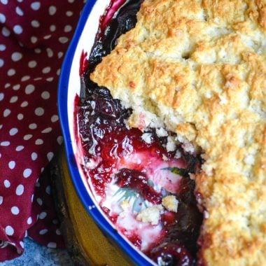Grandma's Sweet Cherry Cobbler