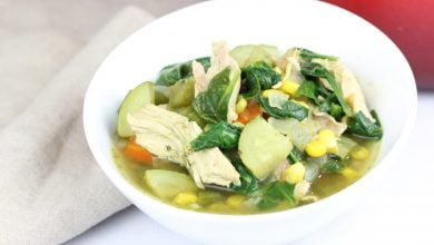 Green Chicken + Veggie Soup