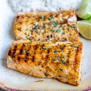 LIME AND HERB ORANGE ROUGHY