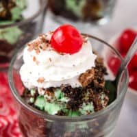 Grasshopper Sundae Easy Last Minute Dessert
