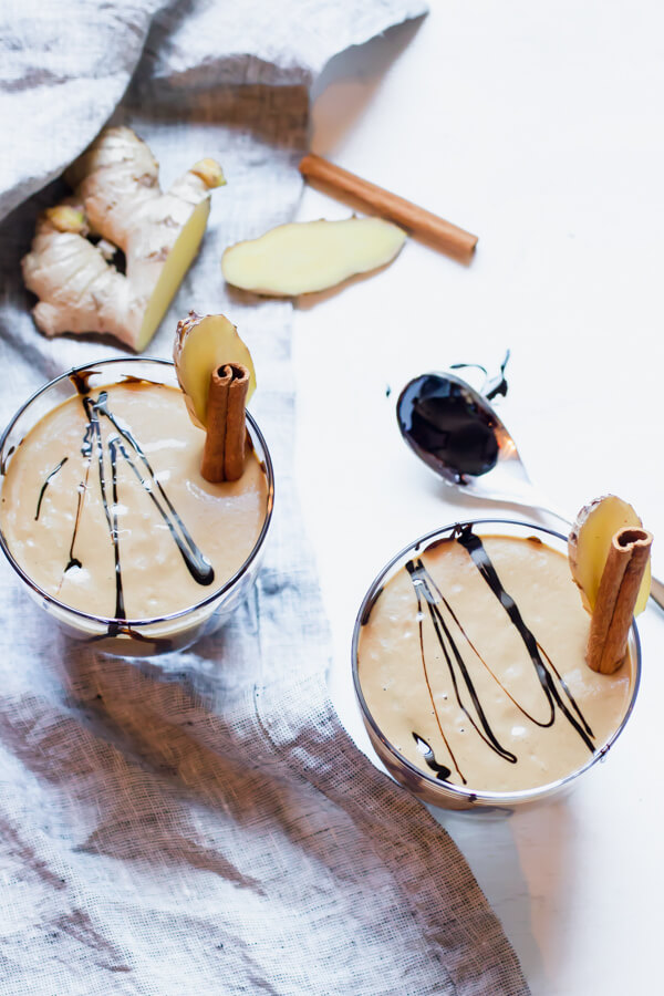Healthy (No Fruit) Gingerbread Smoothie