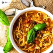 Roasted Summer Vegetable Soup - Gluten-Free