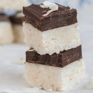 Chocolate Covered Coconut Bars