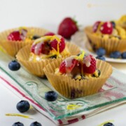 Blueberry Lemon Almond-Flour Muffins