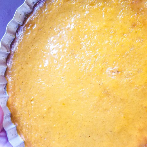 Crustless Pumpkin Pie
