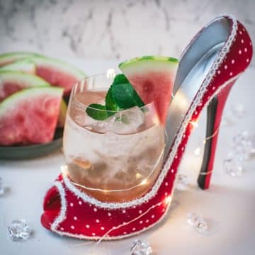Watermelon Spritz Cocktail with Prosecco