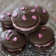 Pink Chocolate Macarons for MacTweets
