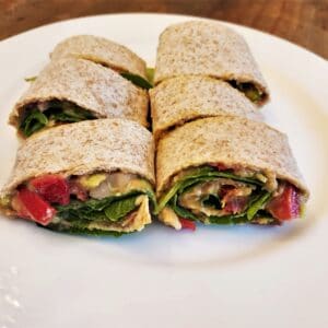 Mediterranean Bean Pinwheels