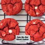 Cake Mix Red Velvet Cookies