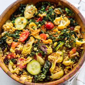 Italian Vegetable Farro Salad