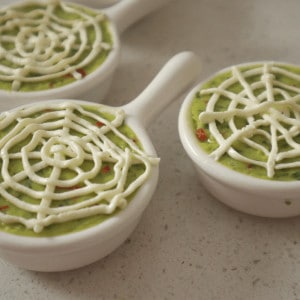 Halloween Spider’s Web Guacamole
