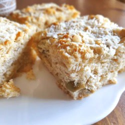 Cheese and Olive Scone Tray Bake