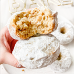 Vegan Powdered Sugar Donuts