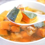 Crock Pot Kabocha Squash Soup With Pork Spare Ribs (Canh Sườn Bí Đỏ)