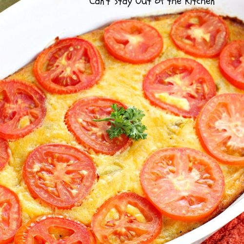 Green Chile Cheese Casserole