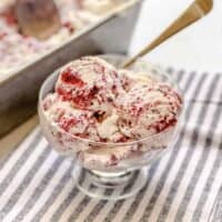 Summer Berry No Churn Ice Cream