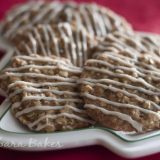 Iced Oatmeal Applesauce Cookies