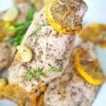 Baked Garlic Lemon Chicken Breasts