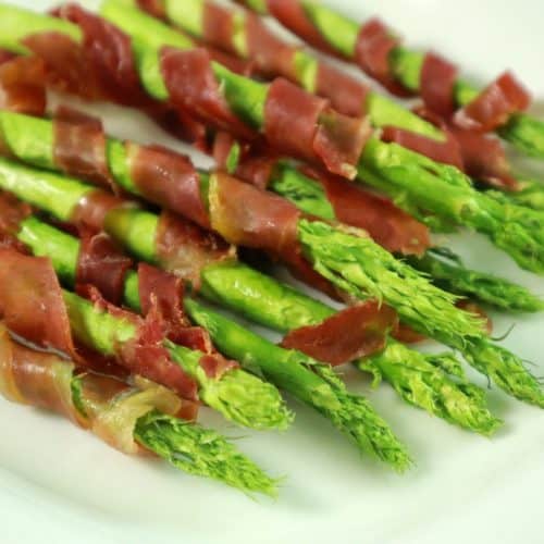 Roasted Asparagus wrapped in Ham