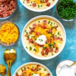 Creamy Instant Pot Cauliflower Soup