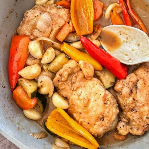 One Pot 40 Clove Chicken Recipe