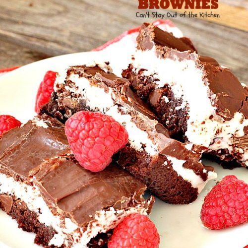 Oreo Cream Brownies