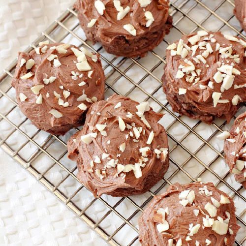 Chocolate Almond Cookies