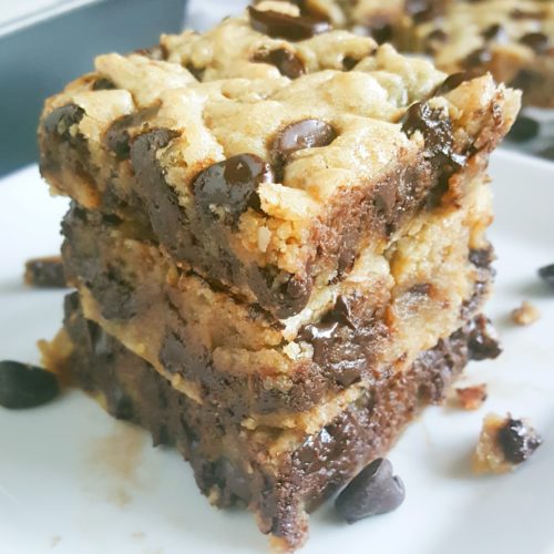 Chewy Brown Sugar Chocolate Chip Cookie Blondies