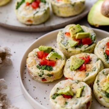 Baked Egg White Muffins with Cottage Cheese