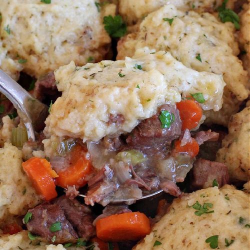 Beef Stew With Dilly Dumplings