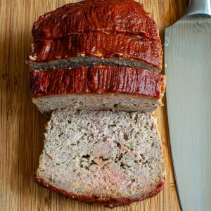 Italian Keto Meatloaf w/ Balsamic Ketchup