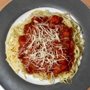 Sweet Creamy Spaghetti