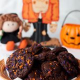Halloween Chocolate Chocolate Chip Cookies