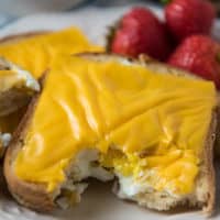Eggs in a Nest with Cheese