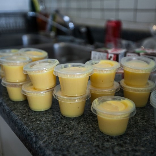 RumChata Pudding Shots / Horchata Pudding Shots