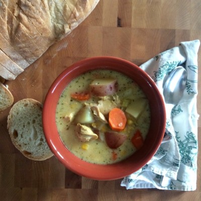 Chicken and Red Skin Potato Soup